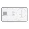 Precisions Microscope Calibration Ruler with 0.1mm Gradations Calibration Ruler Slide for Accurate Lab Measurement Microscope Micrometer Film