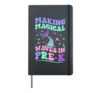 Prek back to school mermaid making magical waves in Pre-K Hardcover Journal, Black