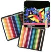 Premier Coloured Pencils, Soft Core Pencils for Adult Colouring Books, Drawing and Sketching, Assorted, 48 Count