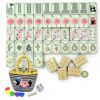 Premium 1.26in Multi-Layer Acrylic American Mahjong Tiles Complete Set