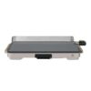 Premium 12 x 22 Inch Extra Large Electric Griddle with Removable Backsplash, Ceramic Nonstick, Adjustable Temperature Control Porcini Taupe