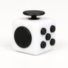 Premium Fidget Cube. Stress Relief Toy for Adults and Kids - Perfect for the Office and Home. Fidget Cube Toy. (White)
