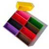 Premium Montessori Grammar Command Boxes – 9 Color-Coded Wooden Storage Trays for Parts of Speech & Sentence Building, Homeschool Language Materials, Elementary Grammar Supplies for Kids 6-12