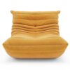 Premium Yellow Bean Bag Chair for Adults - Cozy Memory Foam Sofa with Soft Suede Fabric, Ideal for Living Room, Bedroom, Apartment & Reading Nook.