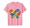 Preschool Teacher Construction Paper Chain Garland T-Shirt, Men, Pink, XX-Large