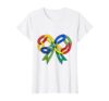 Preschool Teacher Construction Paper Chain Garland T-Shirt, Women, White, XX-Large