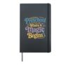 Preschool Teacher Early Learning Hero Fun Classroom Teaching Hardcover Journal, Black