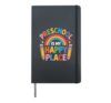 Preschool Teacher Early Learning Hero Fun Classroom Teaching Hardcover Journal, Black
