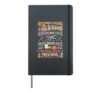Preschool Teacher Rock Paper Scissors Back to School Student Hardcover Journal, Black