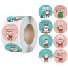 Present Stickers 500Pcs / Roll Christmas Party Supplies