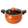 Pressure Cooker Pot, Fast Heating Non-Stick Cookware With Glass Lid, 14inch