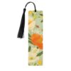 Pretty Spring Blossom and Ladybug Wooden Bookmark 4.6"x 1.2"