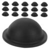 PRETYZOOM 50pcs Plastic Suitcase Feet Pads Replacement for Luggage Accessories, Round Black Pp Material with Sturdy Protective Stand Pads, Quick Upgrade and Seamless Matching for Travel Bags
