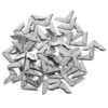 PRETYZOOM Metal Book Corner Protectors and 40pcs for Vintage Albums Menus