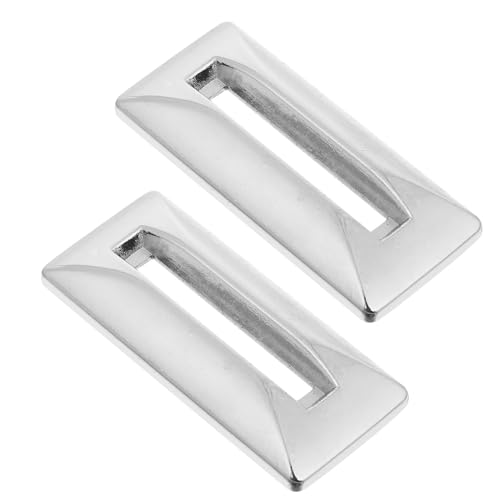 PRETYZOOM Metal Coin Slot Lid Stainless Steel 2pcs DIY with Smooth Coin Insertion and Secure Attachment for Money Saving Box and Piggy Banks for Crafting Fun and Handmade Bank Projects
