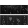 PRETYZOOM Scratch Art Postcards 8 Design for Kids Girls Boys Travel School