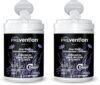 Prevention All Purpose Disinfectant Wipes – Canister of Cleaning Wipes for Salons, Spas, Wellness Centers and Yoga Studios – Hospital Grade Surface Sanitizing – 160 Count (Pack of 2)