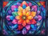 Prime Time Puzzles Adult Jigsaw Puzzle 1000 Piece Stained Glass