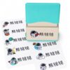Printable Name Labels, Clear Astronaut