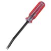 Professional Staple Remover Tool with Ergonomic Handle for Furniture Upholstery - Steel Nail Puller 8 Inch(Red)