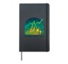 Profit Skyline City Growth Vision Hardcover Journal, Black
