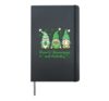 Prone to Shenanigans and Malarkey Gnomes Hardcover Journal, Black