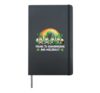 Prone to Shenanigans and Malarkey Rainbow Hardcover Journal, Black