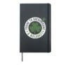 Prone To Shenanigans And Malarkey St Patricks Day Shamrock Hardcover Journal, Black