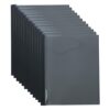 Prosheve Black Split Prong Letter File Folders for Office School，Black：12