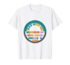 Protractor and Abacus Back to School Teacher Design T-Shirt, Men, White, Large