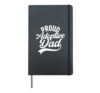Proud Adoptive Dad Adoption Dad Adoptive Father Hardcover Journal, Black