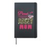 Proud Army Mom Military Camouflage Mothers Day Dog Tag Hardcover Journal, Black