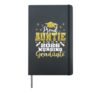 Proud Auntie Class Of 2026 Nursing Graduate Nurse Hardcover Journal, Black
