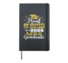 Proud Big Brother of Class Of 2025 MBA Graduate Grad Family Hardcover Journal, Black