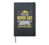 Proud Bonus Dad of 2026 Class Master Graduate Family Grad Hardcover Journal, Black