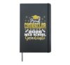 Proud counselor of 2026 Class Med school Graduate Family Hardcover Journal, Black