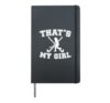 Proud Field Hockey Dad Of A Field Hockey Player Father Hardcover Journal, Black