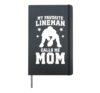 Proud Football Lineman Mom Of A Football Lineman Mother Hardcover Journal, Black