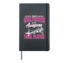 Proud Girlfriend Of Tuba Player Musician Music Lover Graphic Hardcover Journal, Black