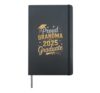 Proud Grandma of a 2025 Graduate Graduation Hardcover Journal, Black