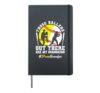 Proud Grandpa Of Ballers Baseball Softball Grandpa Hardcover Journal, Black