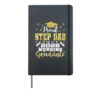 Proud Step Dad Class Of 2026 Nursing Graduate Nurse Hardcover Journal, Black