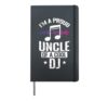Proud Uncle Cool DJ Music Hardcover Journal, Black