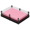 Pssopp Pin Art Toy 3D Hand Print Model Plastic 5.8 x 7.8 Inch (Pink)