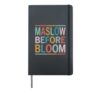 Psychologist Maslow Before Bloom Sped Teacher Classroom Hardcover Journal, Black