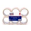 Pukka Post, Strong Adhesive Parcel Tape for Secure Sealing – Perfect for Packing, Storing, and Moving – Fragile, 50mm x 33m – 6-pack
