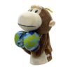 Punching Puppet Animal Boxing Puppet, 2026 New Interactive Hand Puppets, Shark Monkey Kung Fu Husky Gloves with Sound,Funny Gifts for Small Dogs Cats (Brown Monkey)