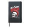 Punk Rock Concert Humor Alternative Music Hardcover Journal, Black