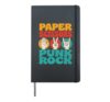 Punk Rock Humor Alternative Music Hardcover Journal, Black