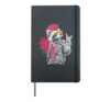 Punk Rock Raccoon Alternative Music Hardcover Journal, Black